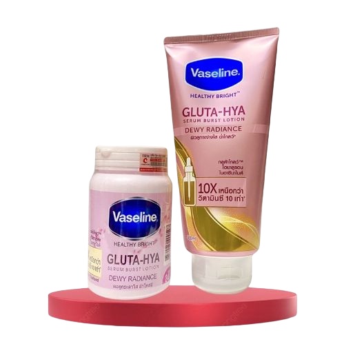 Combo Dưỡng Thể Vaseline Gluta + Kích Trắng Vaseline X10