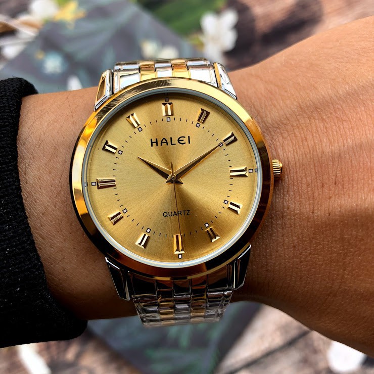 Đồng Hồ Nam Nữ HALEI 502 Dây Thép Demi chống nước tuyệt đối, mạ chống gỉ bền màu | BigBuy360 - bigbuy360.vn