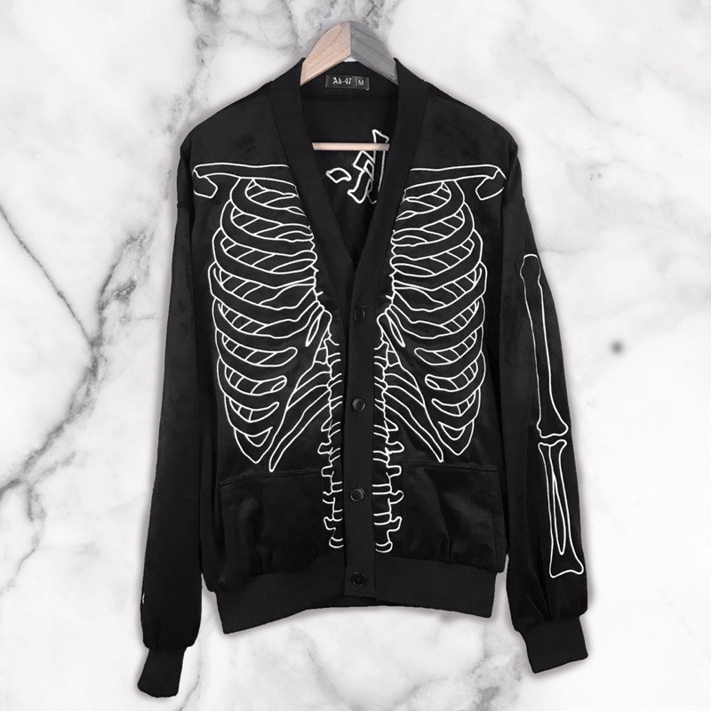 Áo khoác Torso Cardigan đen