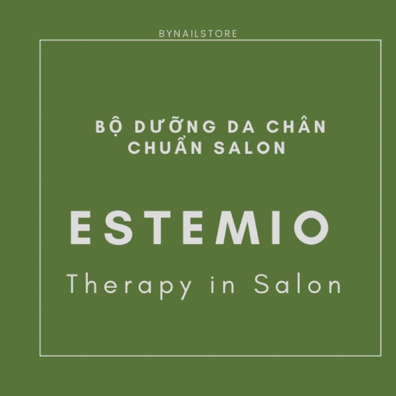[Estemio] Tẩy tế bào _Bọt bóng mềm da _Kem  dưỡng da chân tại nhà cao cấp Hàn Quốc chuẩn salon Therapy in Salon