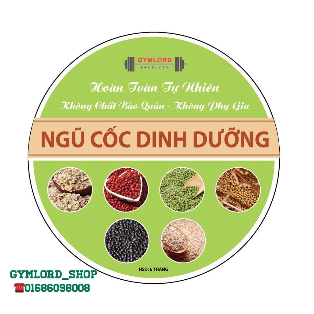 1Kg NGŨ CỐC - BỘT ĐẬU GYMLORD (CÓ ĐKKD + GCN ATTP)