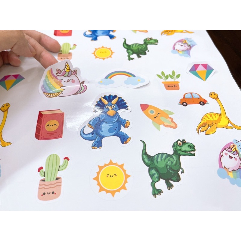 Sticker dán dễ thương cho bé