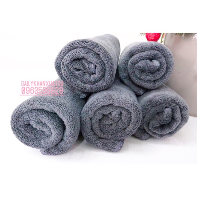 Khăn đa năng MICROFIBER 35x75cm (khăn nail, khăn gội đầu, lau xe..)