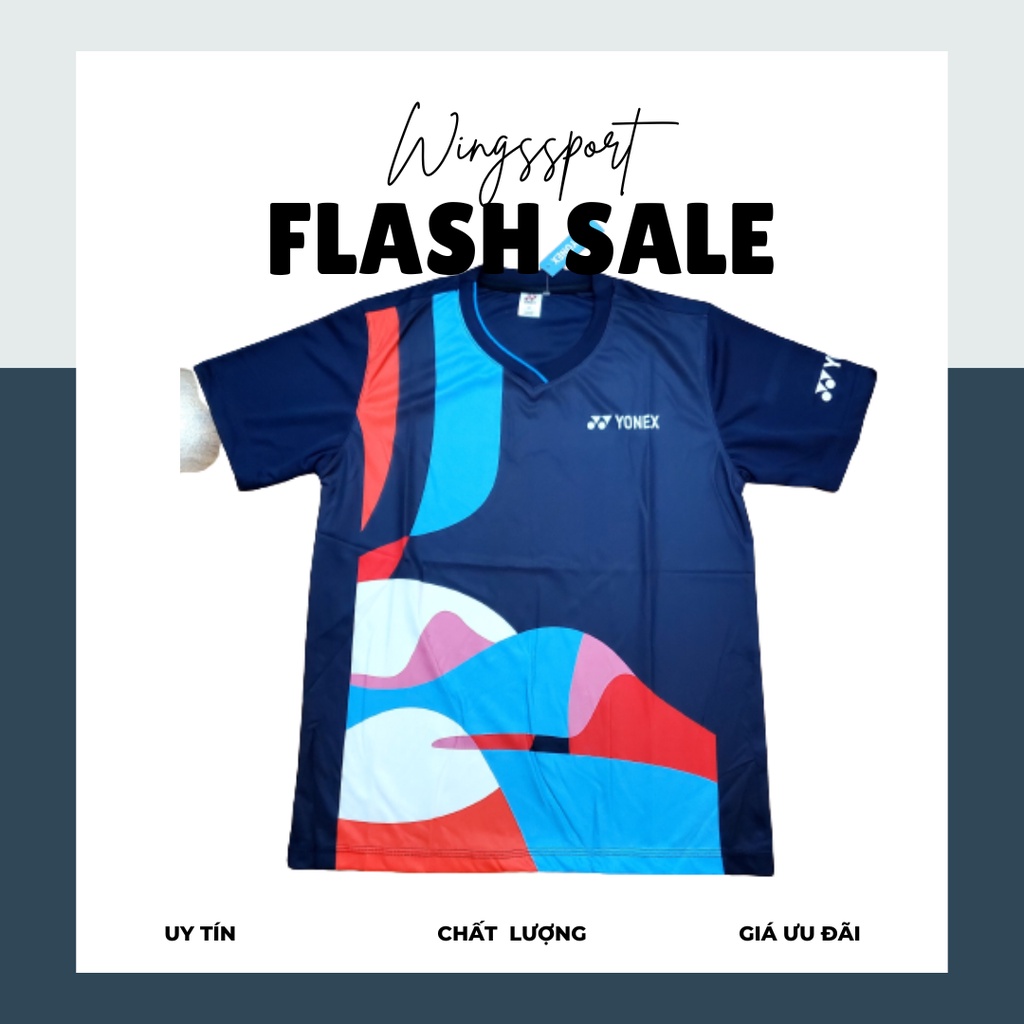 Áo Cầu Lông Yonex Chuyên Nghiệp 2022 Dành Cho Nam Và Nữ Sử Dụng Trong Tập Luyện Và Thi Đấu Cầu Lông Mã WA28 màu xanh đen