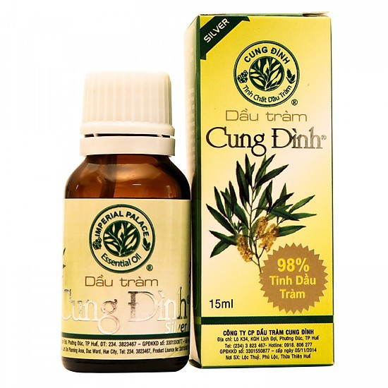 Tinh Dầu tràm Cung Đình 15ml 30ml 50ml - Sợ gì cảm ho, lo gì cảm cúm