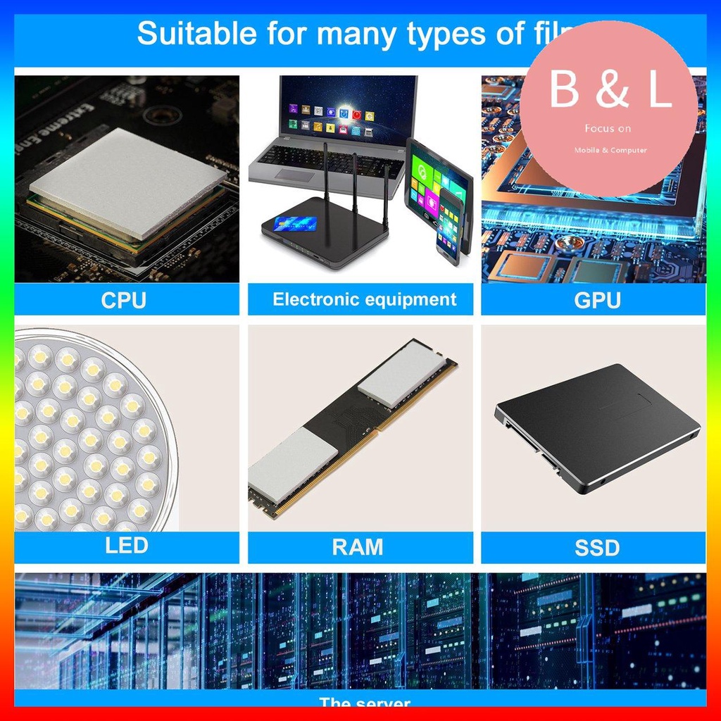 Tấm Silicon Cách Nhiệt Hỗ Trợ Thẻ Đồ Họa | BigBuy360 - bigbuy360.vn