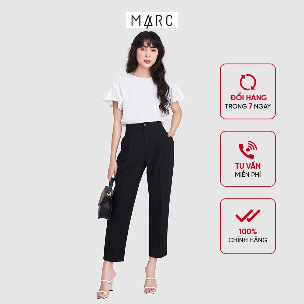 Quần nữ MARC FASHION form baggy xếp 4 ly