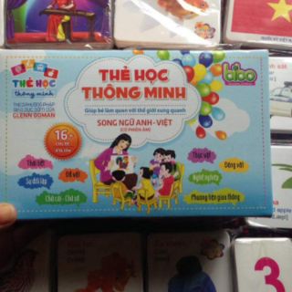 Combo lều bóng và thẻ học cho bé