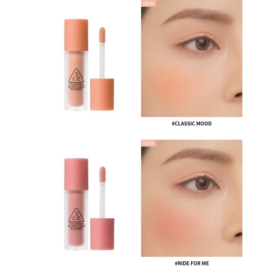 Phấn Má Hồng Dạng Kem 3CE Velvet Liquid Blusher - Khongcoson