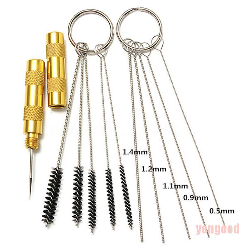 Bộ 11 Dụng Cụ Làm Sạch Vòi Nước Bằng Thép Không Gỉ