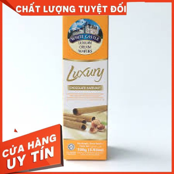 Combo 5 Bánh Quế Nhân Kem White Castle Luxury 100g- Bao Ăn -Bao Ghiền