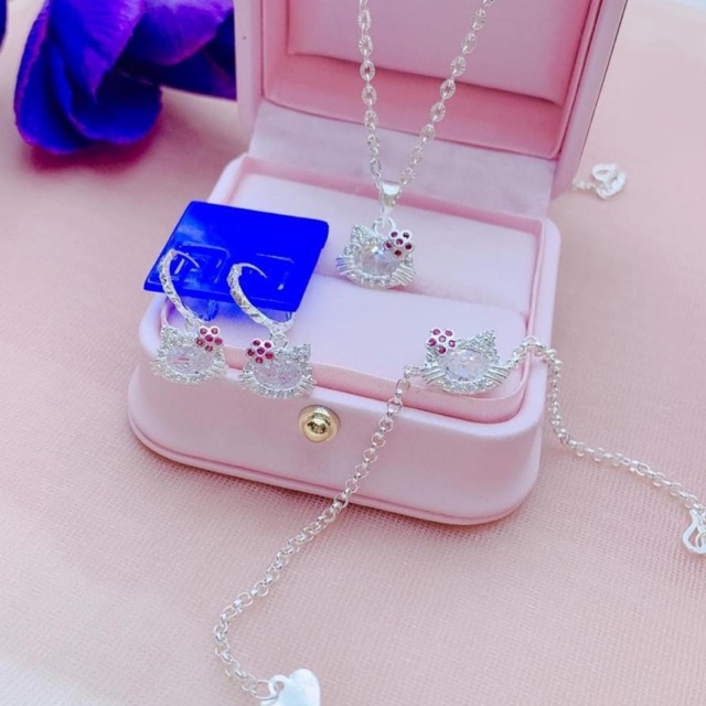 Bộ mèo Kity cho bé, có bán lẻ. Đủ màu cực yêu, món quà ý nghĩa cho công chúa Mainomi Shop Bạc Xinh