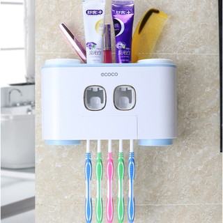 Bộ nhả kem đánh răng cao cấp Ecoco 4 cốc