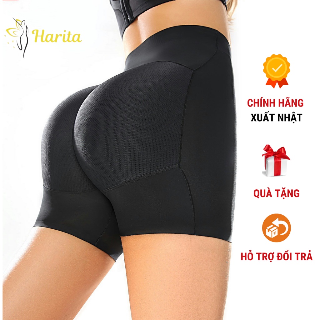 Quần lót nâng độn mông hông gen nịt giảm eo cạp cao đúc su thông hơi dạng đùi xuất Nhật