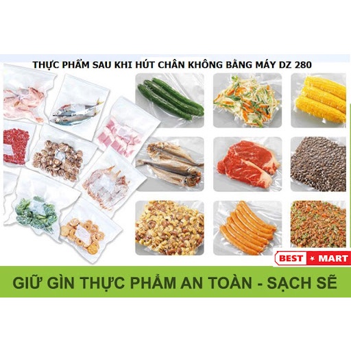 Máy Hút Chân Không Thực Phẩm Fresh Pack Pro-Kiêm Máy Hàn Nhiệt Miệng Túi-Bảo Hành 12 Tháng