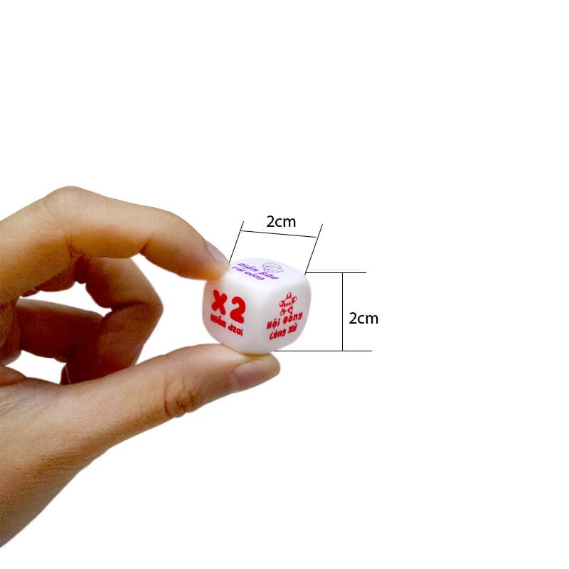 Viên xúc xắc 6 mặt xí ngầu uống bia cho bữa nhậu thêm vui