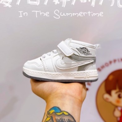 GIÀY BÉ TRAI BÉ GÁI , GIÀY SNEAKER CHO BÉ ,GIÀY TRẺ EM JD TRẮNG GHI