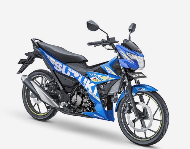 Bộ dàn áo satria màu xanh GP chính hãng