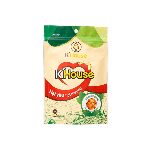 ✅ Hạt Điều Trứng Muối K House Bình Phước [ Túi Zip 40g,120g và 200g ]