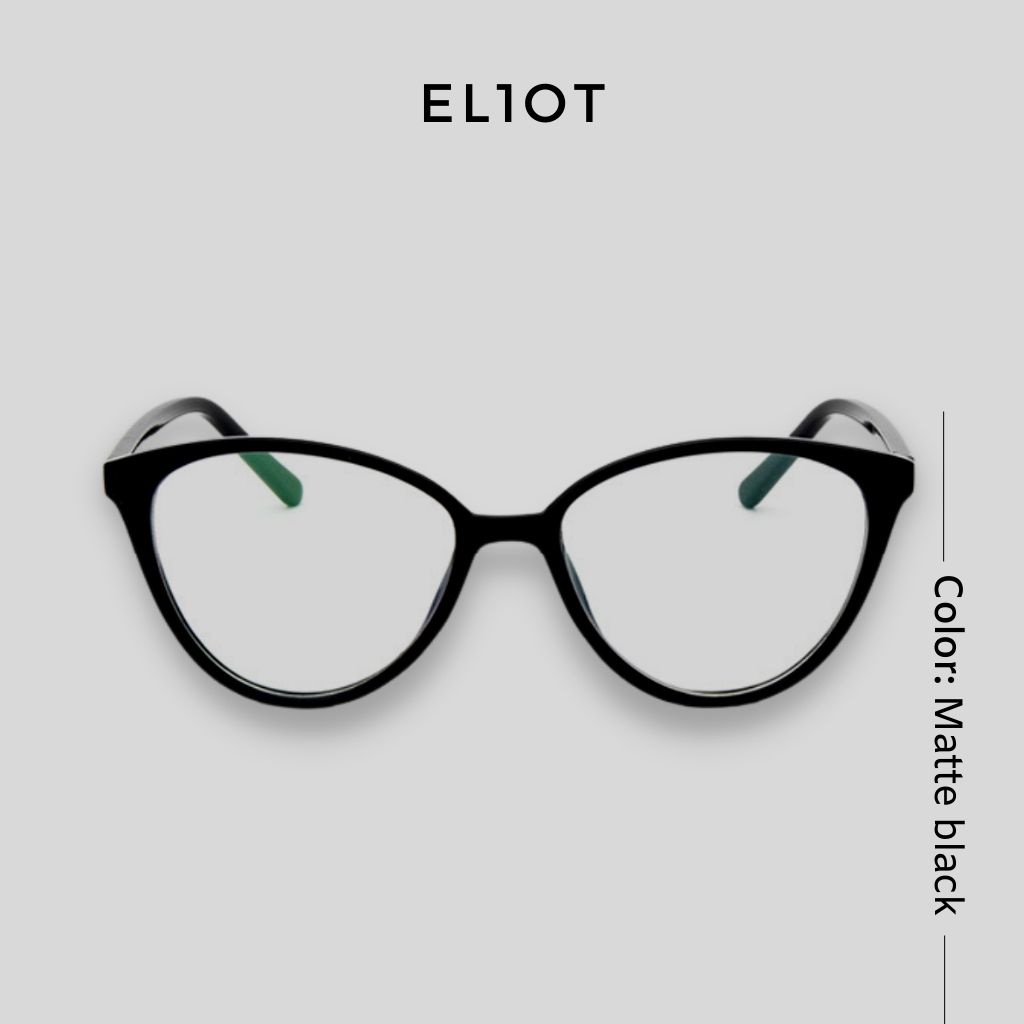 Gọng kính cận ELIOT gọng kính mắt mèo gọng kính nam, nữ thời trang Unisex