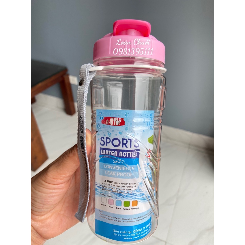 BÌNH ĐỰNG NƯỚC THỂ THAO 500ML.