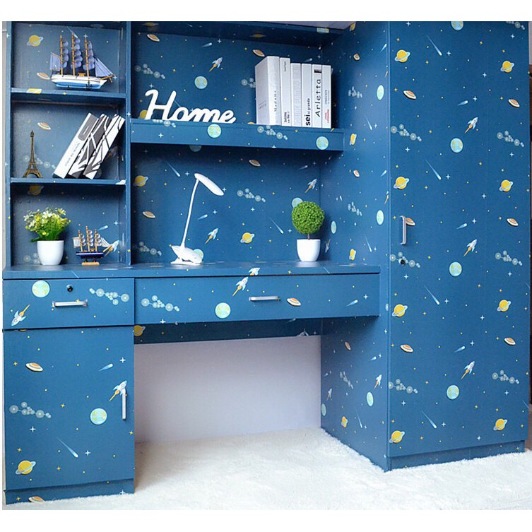 Giấy Dán Tường 45cm Rộng x 1m Dài Màu Tuổi Thơ MM013