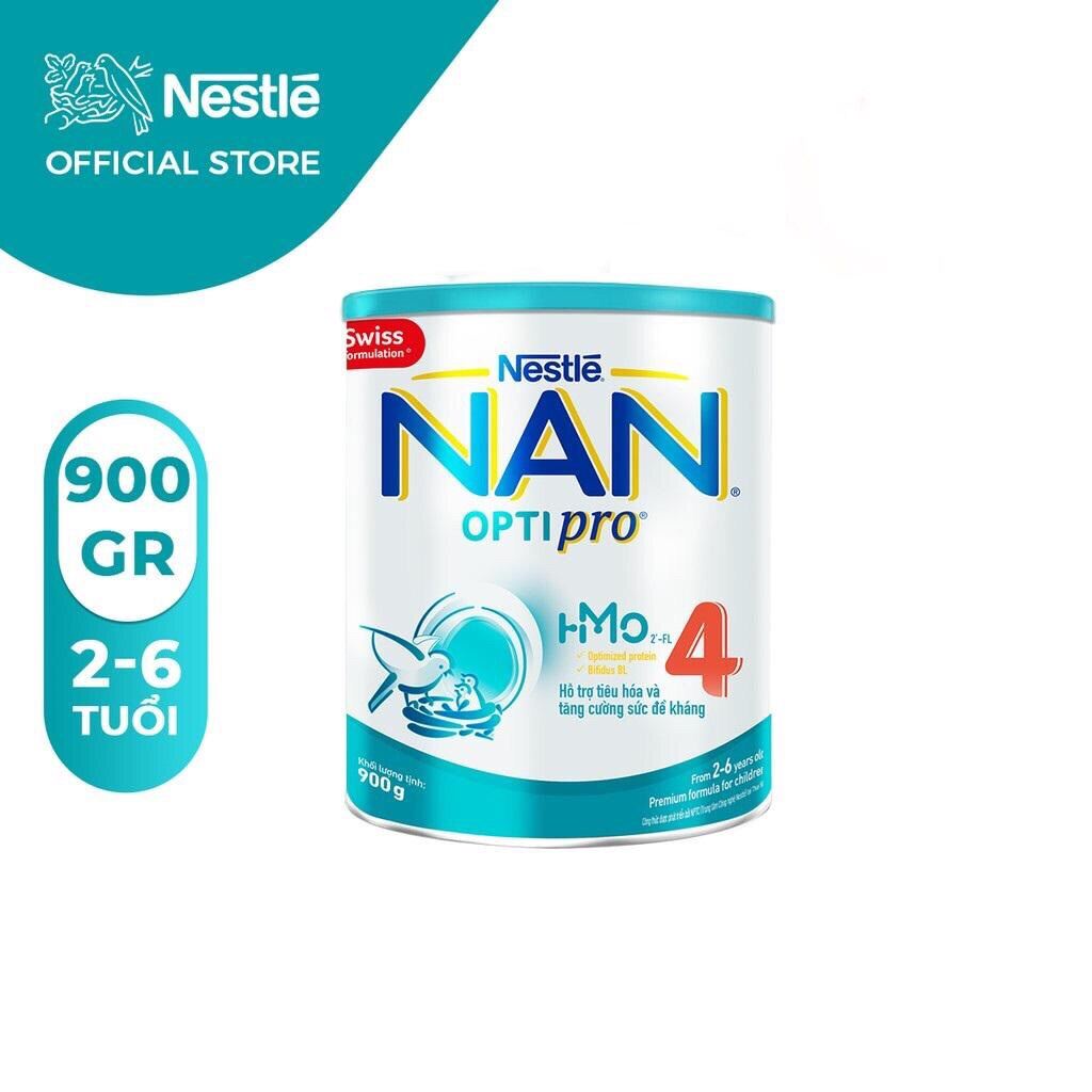 Sữa Bột Nestle NAN optipro HMO 4 900g - Cho bé 2-6 tuổi