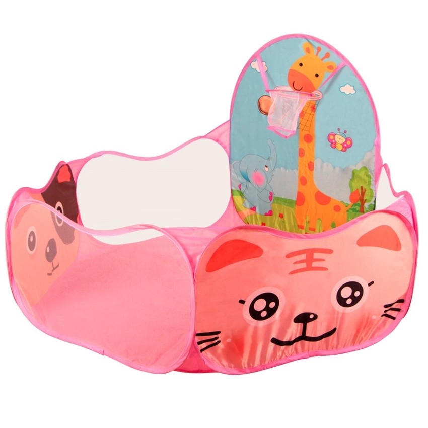 Quây bóng nhiều hình khung mềm cho bé kích thước to - nhà bóng rổ