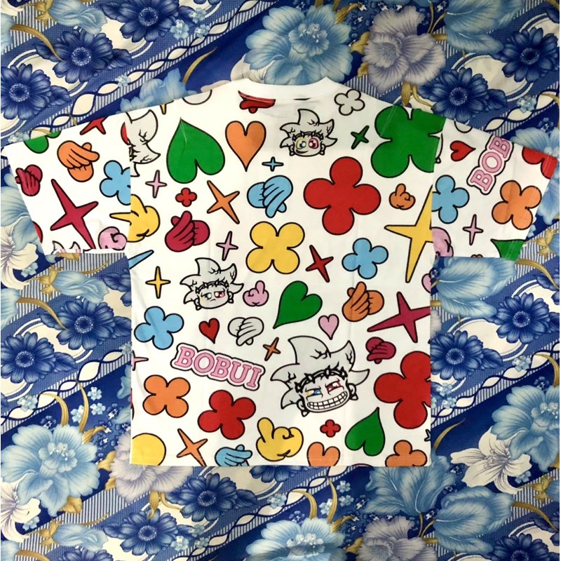 BOBUI BEBIBO OVERPRINTED V2 TEE/ WHITE