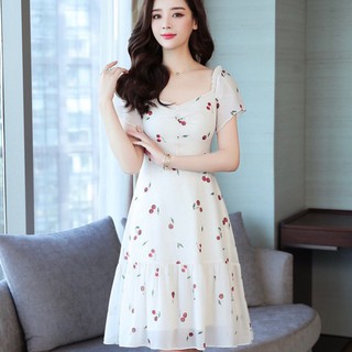 Đầm váy freesize cherry đỏ form dài