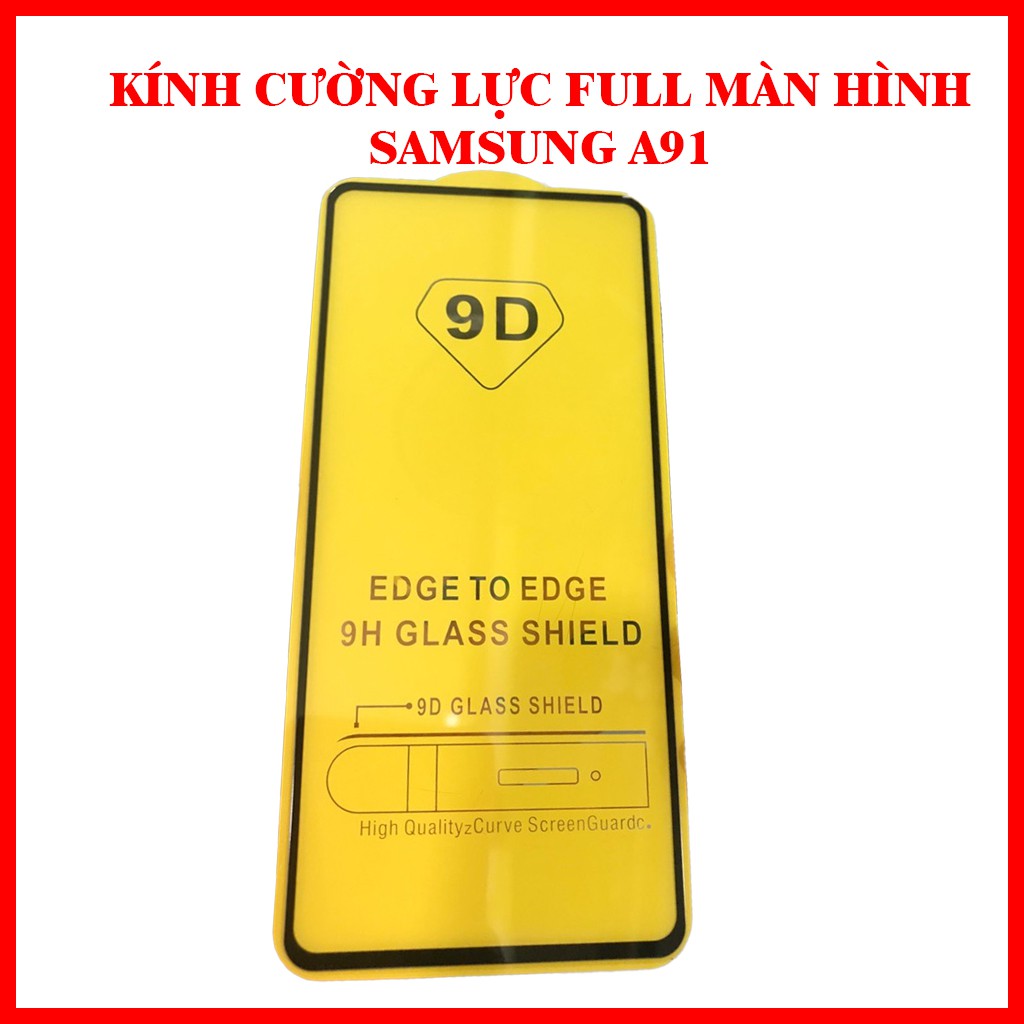 Kính cường lực Samsung A01/A01 Core/ A02/A02s/A11/A12/A21/A21s/A71/A72/A73/ A32 4G 9D Full màn Hình (Tặng kèm Giấy lau)