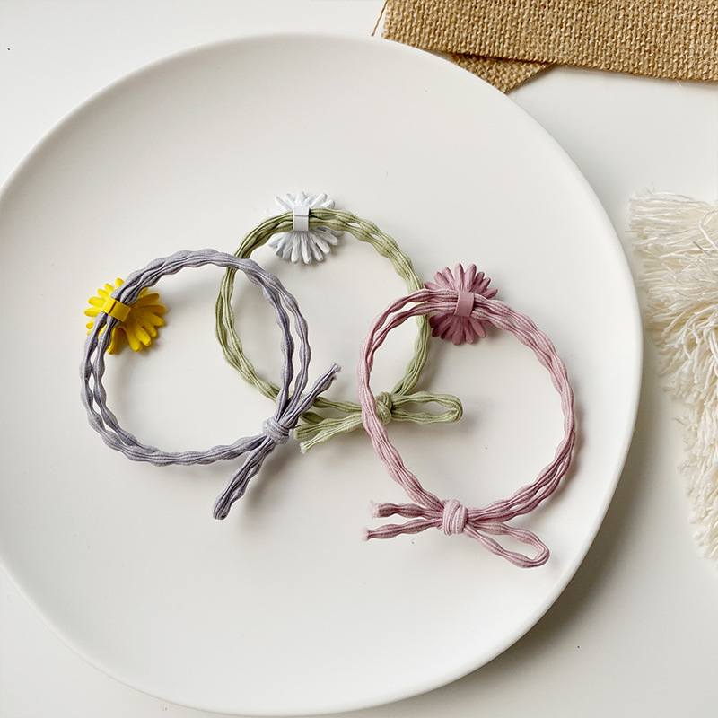 Elastic Daisy Hair Lanyard There are 5 Color Options