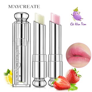 Son dưỡng môi thâm vị hoa quả màu nhạt cho nam và nữ MayCreate MCT003