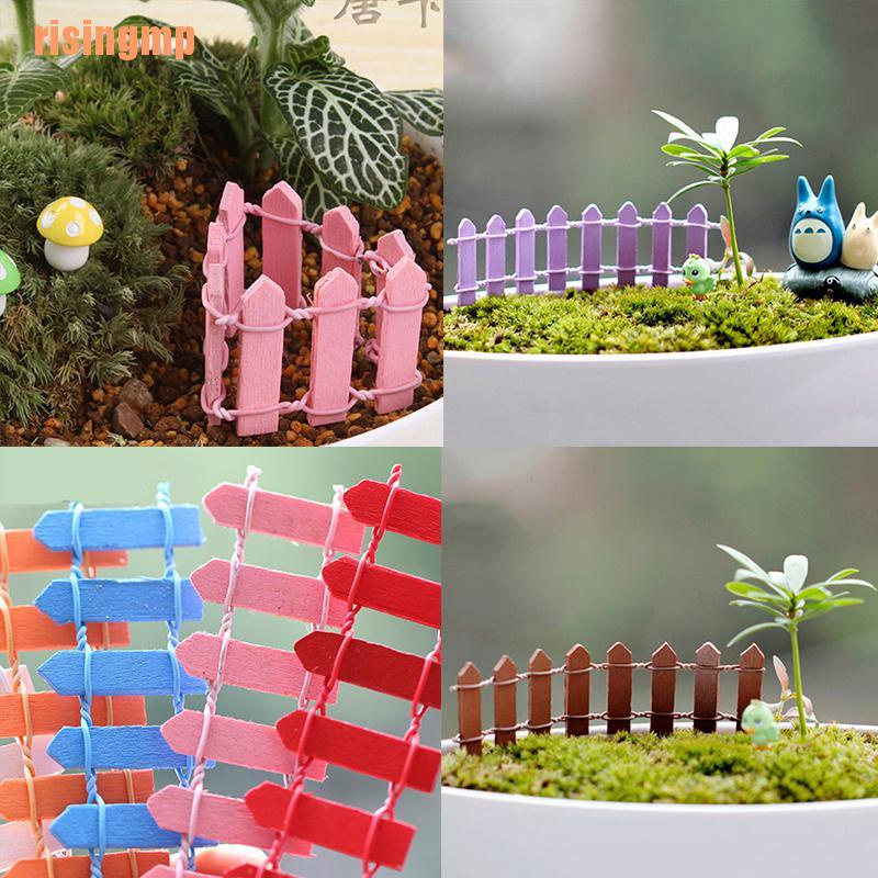 Hàng Rào Gỗ Mini Trang Trí Phong Cảnh