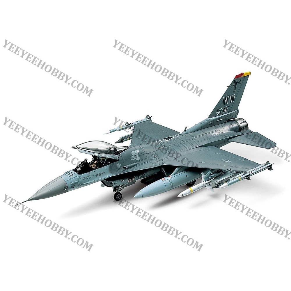 MÔ HÌNH LẮP RÁP TAMIYA - 1/48 LOCKHEED MARTIN F-16CJ (BLOCK 50) FIGHTING FALCON