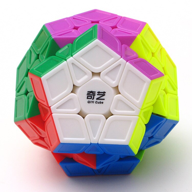 Rubik Megaminx Qiyi Stickerless -  Rubik 12 Mặt Khối Lập Phương Phát Triển IQ