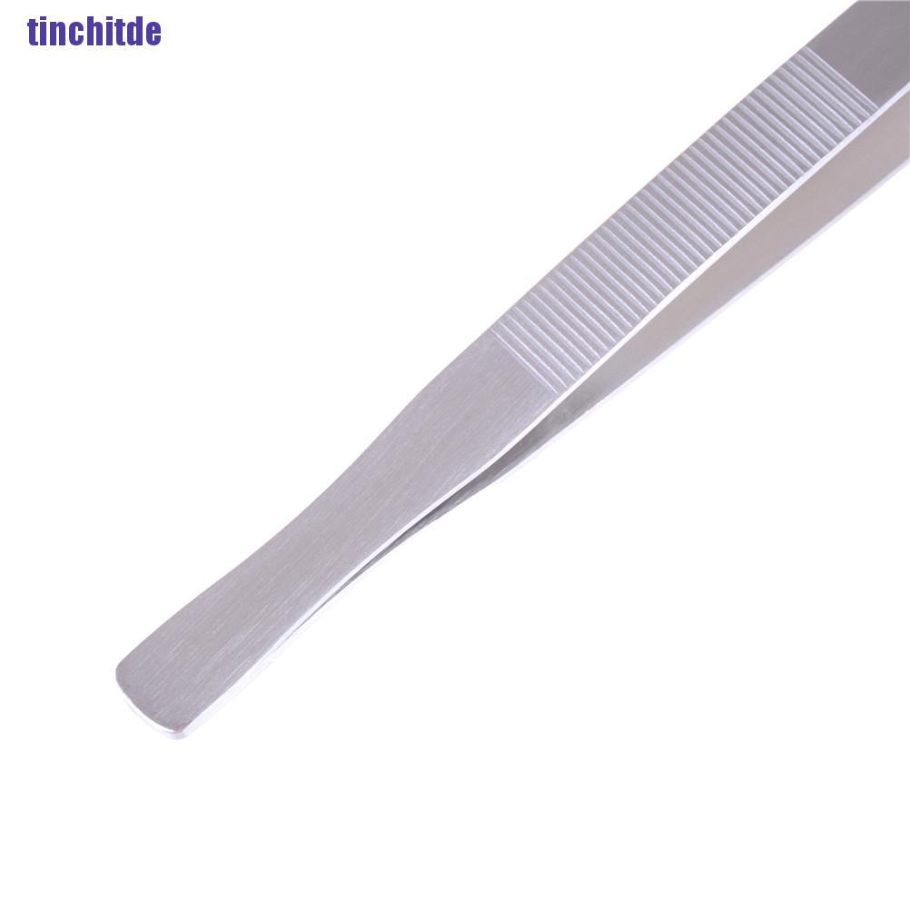 [Tinchitde] 38/48Cm Aquarium Live Tank Curve Plant Long Tongs Stainless Steel Tweezers [Tin]