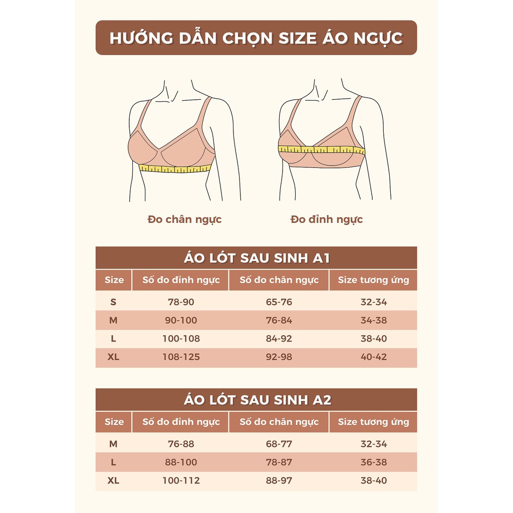 Áo lót bầu (A2) không gọng chống chảy xệ có nút tháo cho bé tuti by LAMME | BigBuy360 - bigbuy360.vn