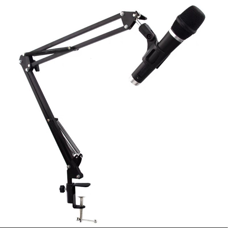 Chân Kẹp Mic Thu Âm - Giá Đỡ Mic Livestream - Kẹp Bàn Treo Mic Đa Năng