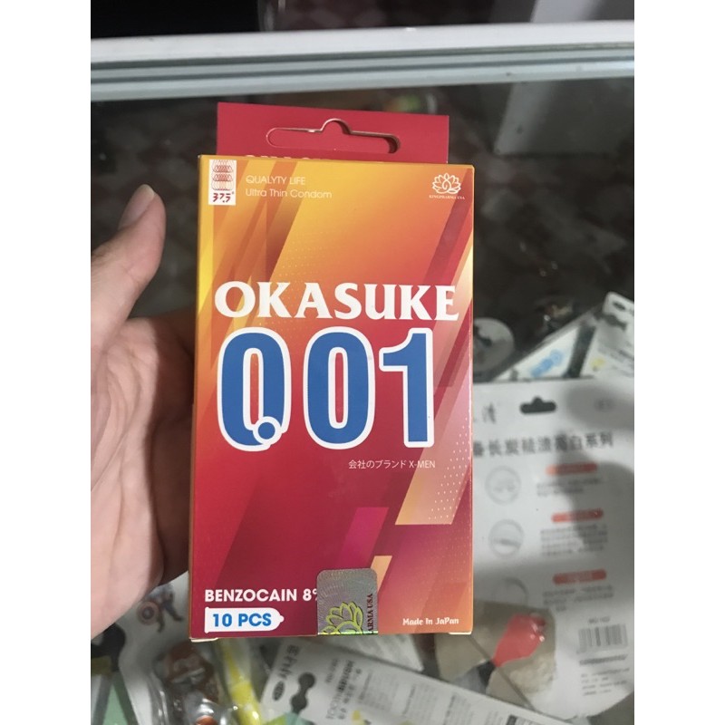 bao cao su nhật siêu mỏng 0.01