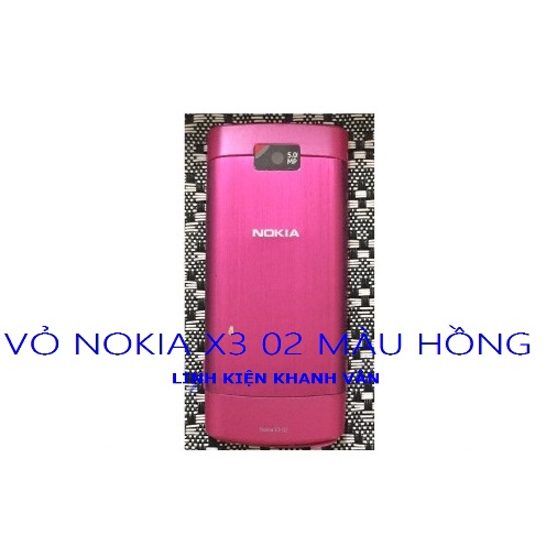 VỎ NOKIA X3 02 MÀU HỒNG