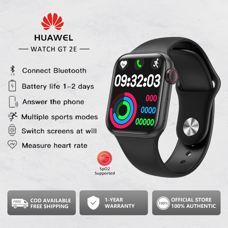 Hauwei Đồng Hồ Thông Minh GT 2e Chống Thấm Nước Hỗ Trợ Theo Dõi Nhịp Tim Tiện Dụng Cho Nam