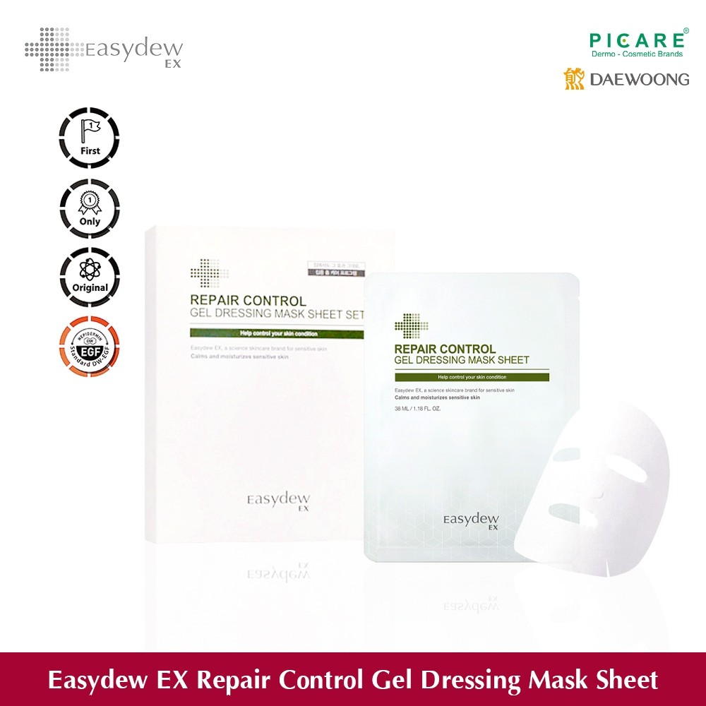Mặt nạ cấp ẩm phục hồi cho da nhạy cảm da sau laser Easydew RX Post Laser Gel Dessing Mask Sheet 38ml