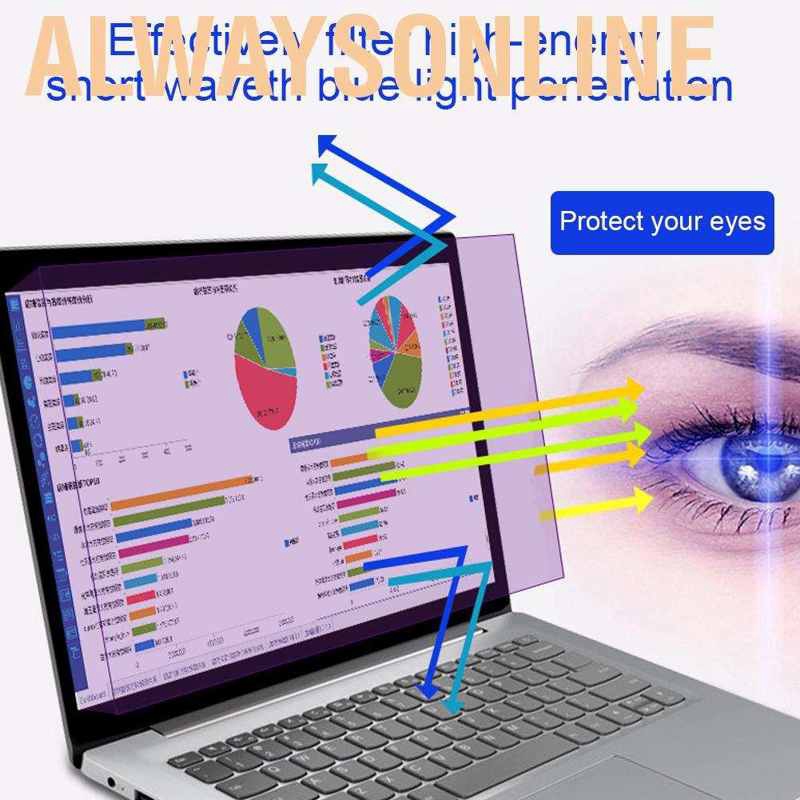 Alwaysonline 14 &amp;#Film Dán Bảo Vệ Chống Bụi Cho Máy Tính 8209;Inch#8209; Mắt Ánh Sáng Xanh Lam#8209; Glare
