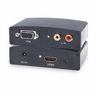 VGA to HDMI Box Adapter (hộp sắt)