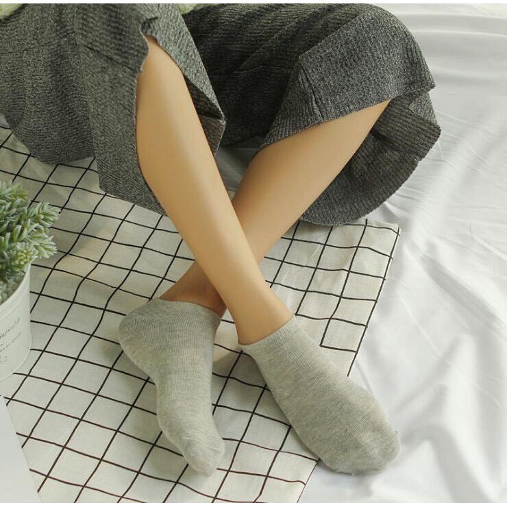 Combo 10 Đôi Tất Đa Sắc Nữ Dày Dặn Vải Mềm Thấm Hút Tốt -Lins