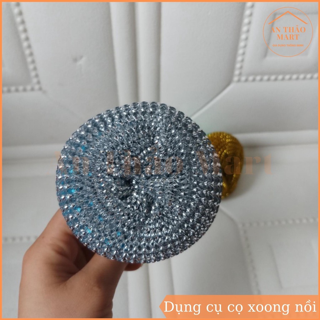 Dụng Cụ Cọ Xoong Nồi Có Tay Cầm Bằng Nhựa Tiện Dụng