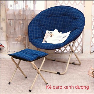Ghế thư giãn kèm đôn chân.