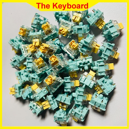 Homoo sea salt lemon  - Công tắc tốt và đáng chơi trong tầm giá. Công tắc bàn phím cơ. Lò xo 2 đoạn. The keyboard.