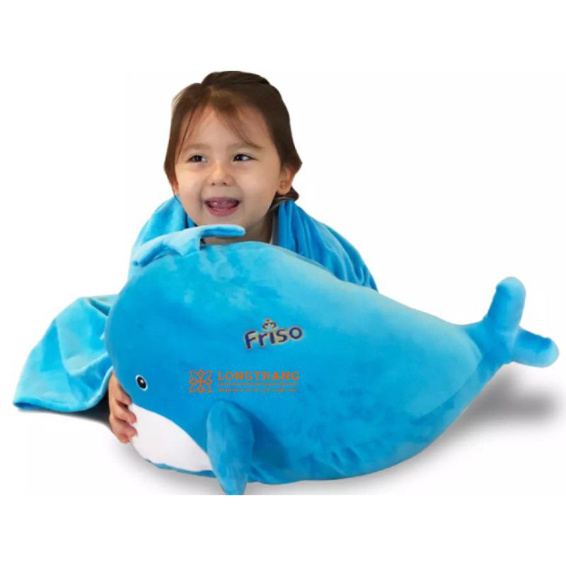 Bộ mền kèm cá voi bằng bông cho bé
